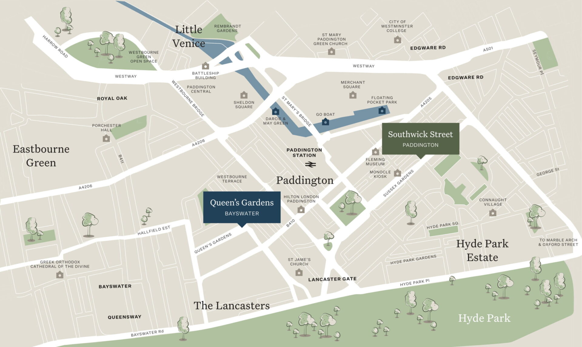map of paddington
